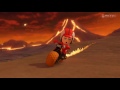 Wii U - Mario Kart 8 - (Wii) Grumble Volcano starting heatman