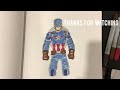 Captain America drawing part 2 coloring
