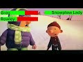 Diary Of A Wimpy Kid Christmas: Cabin Fever Snowball Scene With Healthbars | 2/2