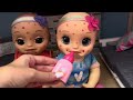 Baby alive real as can be baby twins Get sick at the Park! 🤒