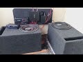 SUBWOOFER TORMENTO 350W + PROTECH EXCURSION 550W SUBGRAVE FORTE 🔊🔊