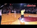 LeBron James hugs Miami Heat fan that hits $75k half-court shot