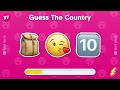📍 Can You Guess the COUNTRY by Emoji? 🌎🤔