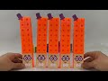 DIY Numberblocks All Squares Snap Cubes Custom Set ||  Keiths Toy Box