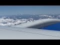 Flying over the Matterhorn United Airlines Boeing 777 Milan - Newark