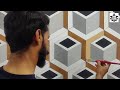 New Latest 3D wall design ideas 2024 | modern 3D wall painting | interior design ideas