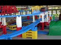 Plarail World ☆ Japanese JR Trains & 10 Freight Trains, Elevated Crossing Course