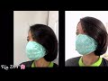 Cute 🔥🔥DIY Face Mask Sewing Tutorial with Bow. | Breathable Face mask.