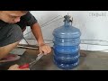 Making a disinfectant, virus, and agricultural sprayer with water bottles