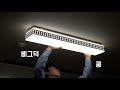 [폴라베어] 주방에 설치된 형광등(안정기 포함)을 LED 전등으로 교체 (light replace)