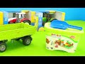 Traktor,Mähdrescher,Kettentraktor,Geländewagen & Bagger Spielzeug für Kinder von Bruder Spielwaren