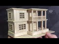 DIY Popsicle Stick Greek Revival Style House