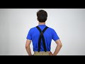 Airport Friendly Suspenders - Metal Free Plastic Clips for Security Check Points