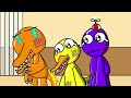 BLUE SAD BACK STORY - The Beginning of Rainbow Friends Power | Roblox Rainbow Friends Animation