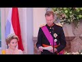 Luxembourg Grand Duke and Grand Duchess State visit to King Philippe and Queen Mathilde