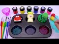 Satisfying Video l How To Make Rainbow Ice Cream with Kinetic Sand Cutting ASMR