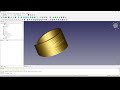 FreeCAD: Design a Ring with Sketch on Surface