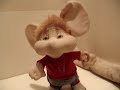 Topo Gigio Animated Singing Dancing Mouse. Red Shirt with Blue Jeans.