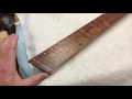 An Easy Way To Make Rounded Hemispherical Fret Ends For A Guitar