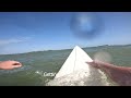 Surfing Windy Tybee Island