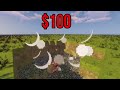 minecraft for 0$ vs 25$ vs 75$ vs 100$