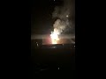 Slow motion popping firework