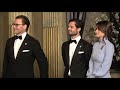 King dances at dinner party with the Royal Family