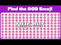 FIND The ODD EMOJI CHALLENGE.. Find Out The odd one | easy, medium,hard level |