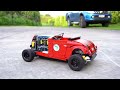 Air Powered Lego Hot Rod - Turbo LPE Engine, 5 Speed Gearbox, Disc Brakes and Air Suspension!