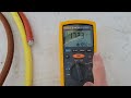 Fluke Insulation Tester In Action, (AKA Megger)