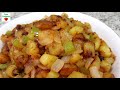 Fried Potatoes with Onions & Peppers Recipe ~ Best Home Fried Potatoes