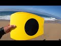 Surfing and Skimboarding WEDGE on big HIGH TIDE - July 2022