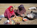 Organic Mountain Village life|Shepherd Mother Cooking  Pizza | Village Life of Afghanistan