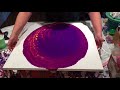 (20) Acrylic Pour - Huge Cells with No Silicone on Large Canvas - I'm Closing in on a Theory
