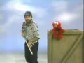 Classic Sesame Street - Robin Williams gives Elmo a stick