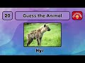 Guess 20 Animals in 10 Seconds || Quiz video || Quiz College || Quiz