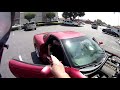 Motorcyclist Jump Starts Old Couple In A Corvette