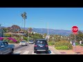 Driving Santa Barbara 8K HDR Dolby Vision - Santa Barbara to Montecito California