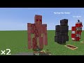 Which all golems is stronger in Minecraft experiment ?