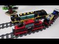 Lego Trains coordinating departure for collision avoidance using Pybricks