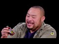 David Chang Sweats Like Crazy While Eating Spicy Wings | Hot Ones