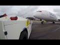 Ramp Agent POV 787 Load up and Pushback