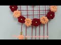 Beautiful wall hanging from wool | waste reuse idea