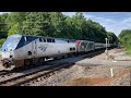 Amtrak 20 horn with a nearby NS horn