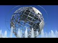 Flushing Meadow Park , Queens New York , Unisphere Fountains