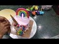 Rainbow Unicorn Birthday Cake | How To Make A Unicorn Cake | Unicorn Cake With Rainbow