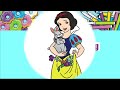 Disney Princess Coloring Book Compilation Jasmine Pocahontas Anna Aurora Snow White Ariel Rapunzel