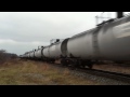 FROSTED! FPON CSX! CP 640 Loaded Ethanol Iowa state - New York state, CPR Hamilton Sub