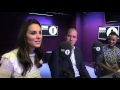 The Duke and Duchess of Cambridge surprise Radio 1's Adele Roberts