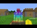 I found THE CORPSE OF A RAINBOW GOLEM in Minecraft ! SECRET DEAD GOLEM !
